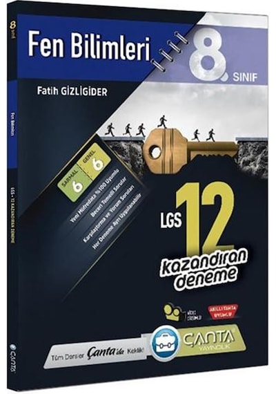 Çanta Yayınları 8. Sınıf Fen Bilimleri 12 Kazandıran Deneme