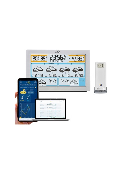 Tfa Dostmann Wlan Hava Durumu İstasyonu Tfa.me Id-02, 35.8100, Wetter.com'dan 3 İla 6 Günlük Profesyonel Hava Durumu Tahmini, Çevrimiçi Portal, Kablosuz Dış Mekan Sensörü, Maksimum-minimum Değerler, Uyarı Fonksiyonu, Dünya Çapında, Gümüş Tfa Dostmann Wlan Hava Durumu İstasyonu Tfa.me Id-02, 35.8100, Wetter.com'dan 3 İla 6 Günlük Profesyonel Hava Durumu Tahmini, Çevrimiçi Portal, Kablosuz Dış Mekan Sensörü, Maksimum-minimum Değerler, Uyarı Fonksiyonu, Dünya Çapında, Gümüş