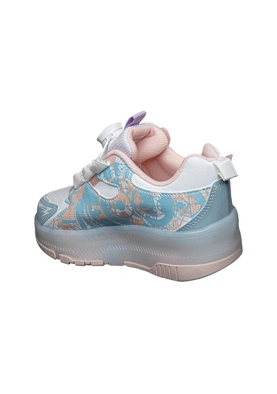 Tuğba Ortopedi 9626 Çocuk Işıklı Tekerlekli Sneaker Pudra