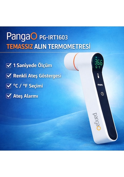 Tpangao Emassız Dijital Çok Fonksiyonlu Ateş Ölçer