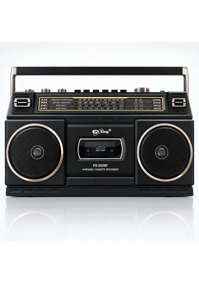 Teleskopik Antenli Kaset Çalar Radyo Am/fm/sw1-2 4 Bant, Bluetooth/usb/tf Mp3 Müzik Çalar, Kayıt Özellikli, Kulaklık Girişli, 220v Veya 6v Pille Çalışma Cvr-555bt - Siyah Teleskopik Antenli Kaset Çalar Radyo Am/fm/sw1-2 4 Bant, Bluetooth/usb/tf Mp3 Müzik Çalar, Kayıt Özellikli, Kulaklık Girişli, 220v Veya 6v Pille Çalışma Cvr-555bt - Siyah