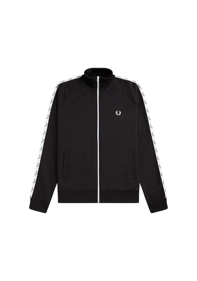 Fred Perry Erkek Siyah Logo Detaylı Ceket Siyah