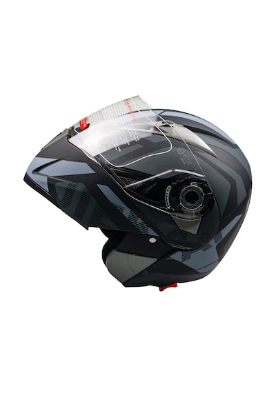 Helmets JK20 - 902 Çene Açılır Güneş Vizörlü Motosiklet Kaskı Gri Mavi