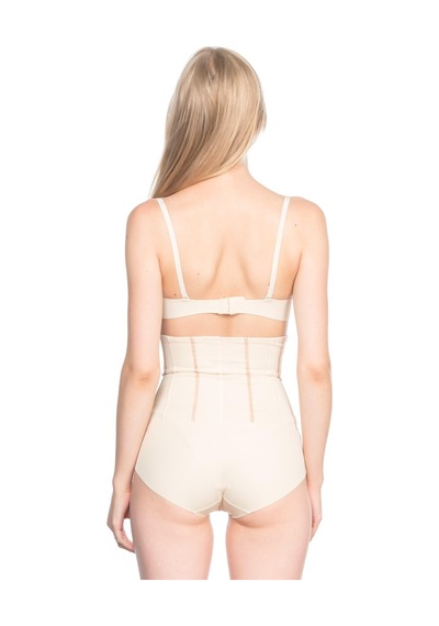 Ten Mı Emay 2886 Yüksek Bel Tül Slip Lazer Korse Ten