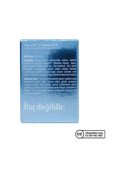 Velavit V-rapid Vitamin D3 60 Tablet