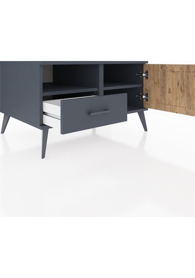 Kronos Şifonyer 2 Raflı Tek Çekmeceli Tek Kapaklı 88x59x48 Antrasit-çam/antrasit Çam/antrasit Kronos Şifonyer 2 Raflı Tek Çekmeceli Tek Kapaklı 88x59x48 Antrasit-çam/antrasit Çam/antrasit