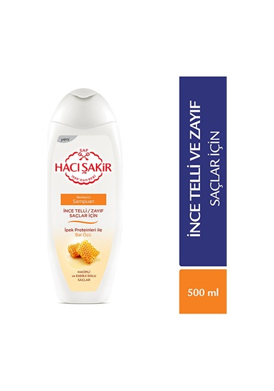 3 Adet Hacı Şakir Şampuan Bal 500 Ml 37173796
