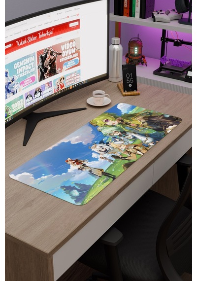 Sucrose Genshin Impact Anime Oyuncu V5 - 70x30 Xl Gaming Mouse Pad Fare Altlığı