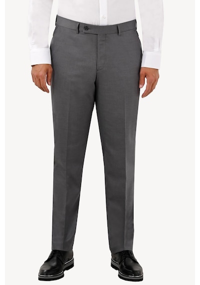 Vakamen Erkek Füme Regular Fit Yünlü Kumaş Pantolon-6881 001