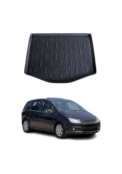 Ford C-max 2004-2010 Arası Uyumlu Araca Özel Kauçuk Tpe Bagaj Havuzu Siyah