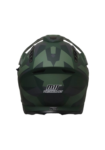 Fr805 Solda Cross Motosiklet Kaskı Güneş Vizörlü Enduro Full Face Kask Çok Renkli