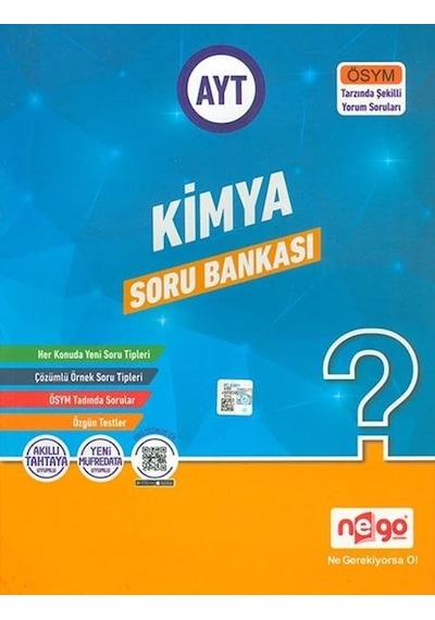 Ayt Kimya Soru Bankası Nego Yayınları