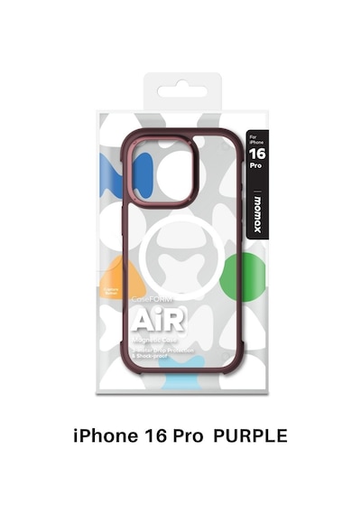 Momax MUAP24MU AiR CaseForm Apple Uyumlu iPhone 16 Pro Manyetik Telefon Kılıfı
