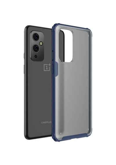 One Plus 9 Kılıf Zore Volks Kapak Lacivert