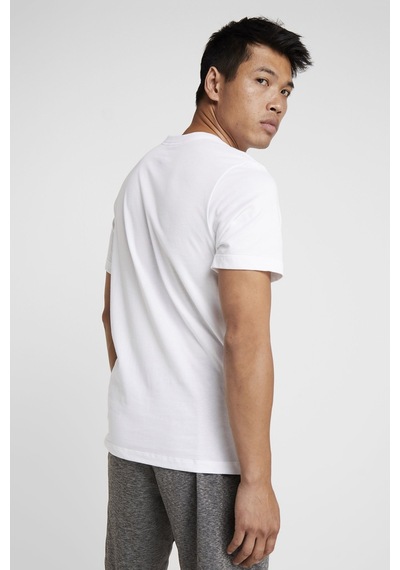 Nike Sportswear Basic Tee Cotton Unisex White Yazlık İnce Tişört Beyaz