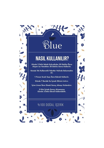 Blue Skin Care Karışık Bitki Çayı 30'lu