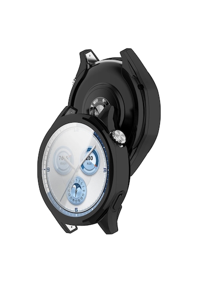 Watch Gt5 46mm İle Uyumlu Kasa Ve Ekran Koruyucu 360 Tam Koruma Silikon Kılıf Renk124