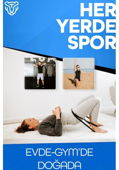 25 Kg Siyah Barfiks Direnç Bandı Sert Gym Kas Geliştirme Pilates Fitness Antrenman Lastiği Siyah