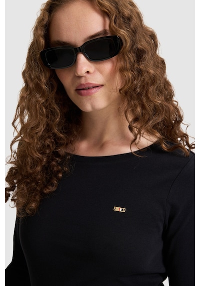 U.S. Polo Assn. Kadın Siyah Tişört 50333801 Vr046