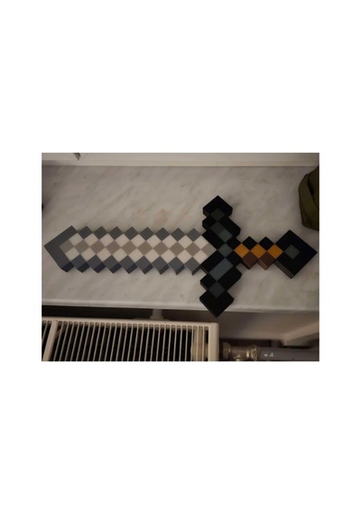 Minecraft Demir Kılıç Maket