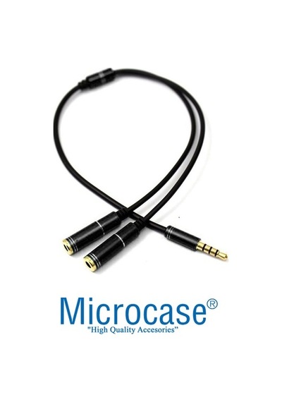 Microcase 3.5 Mm Çift Çıkışlı Kulaklık Çoğaltıcı Kablo - Al2312