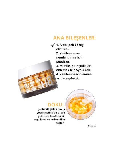 Medipeel Gold Age Tox Cream 50 Ml Cilde Parlaklık Veren Altın Kapsül Krem