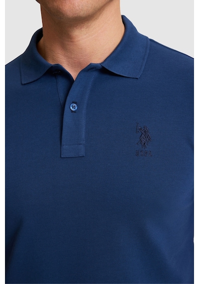 U.s. Polo Assn. Erkek Açık Lacivert Tişört Basic 50326920-vr059