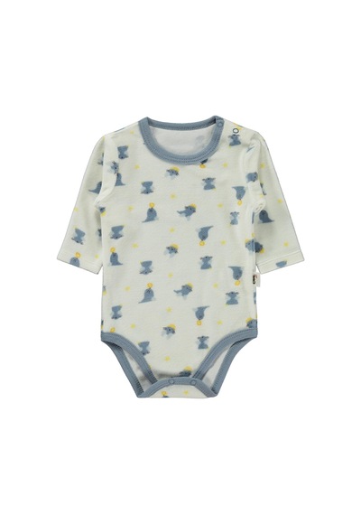 Civil Baby Kadife 6-18 Ay Çıtçıtlı Badi - Ekru