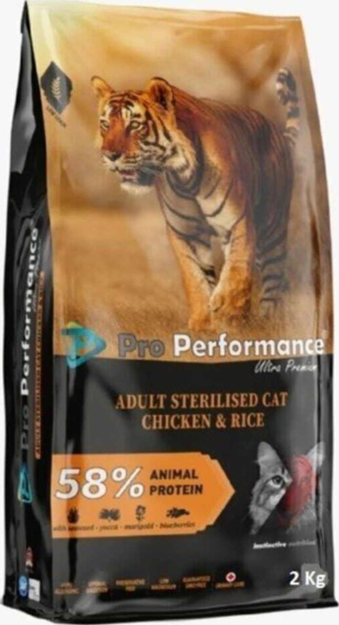 Pro Performance Tavuklu Ve Pirinçli Kısırlaştırılmış Yetişkin Kedi Kuru Maması 2 KG