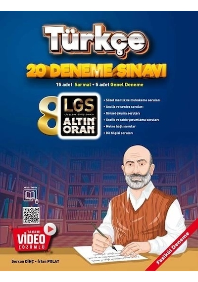 Altın Oran 8.sınıf Türkçe 20 Deneme Sınavı