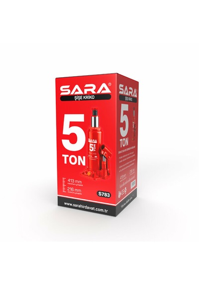 Sara 5 Ton Hidrolik Şişe Kriko