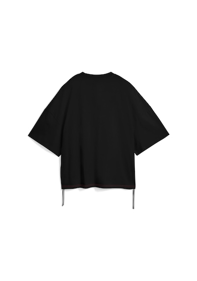 Puma Dare To Ruched Kadın Geniş Kesim Tişört 632144 01 Siyah