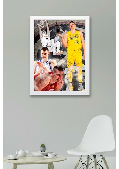 Nikola Jokic All Star Mvp Çerçeveli Tablo - Basketbol Nba Posteri Tablo