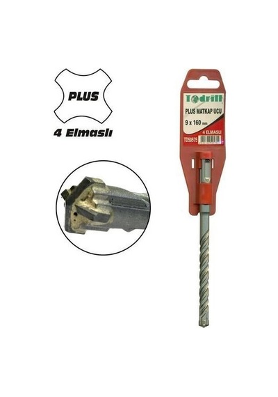 Mey İthalat Todrill 50637 26x450 Mm Sds Plus 4 Elmaslı Matkap Ucu