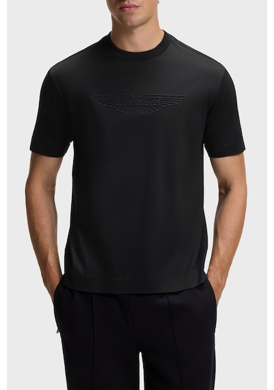 Boss % 100 Pamuk Regular Fit Bisiklet Yaka T Shirt Erkek T Shirt 50565042 001 Siyah