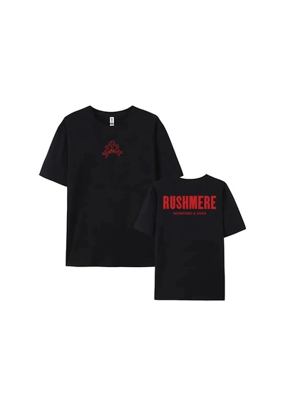 Startmore Beyaz Albümü Rushmere Baskılı Halk Rock Grubu Mumford Ve Sons Tshirt Tees Yaz Erk Siyah