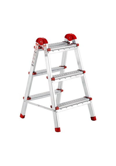 Ayyıldız Çift Çıkışlı Katlanabilir Ev Tipi Merdiven 7+7 Basamak Galvanizli Diğer
