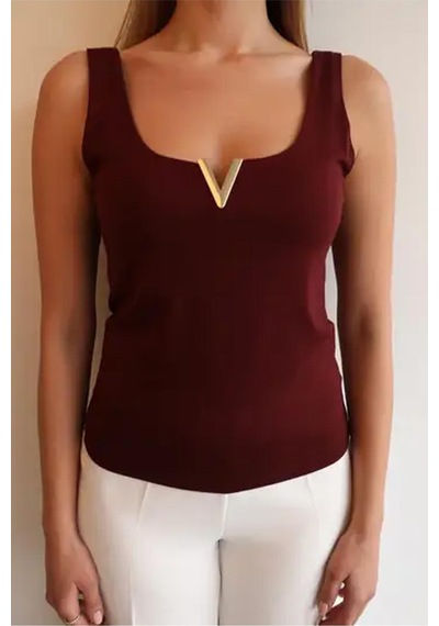 Ayhan 3027 Kadın Bluz Bordo