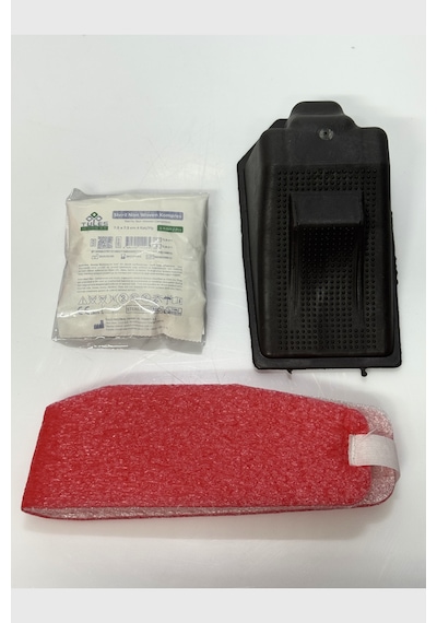 Lüx Araç Trafik Çantası Seti 6 Parça Full Paket - 1 Kg Yangın Tüpü, Reflektör, İlk Yardım Seti Universal