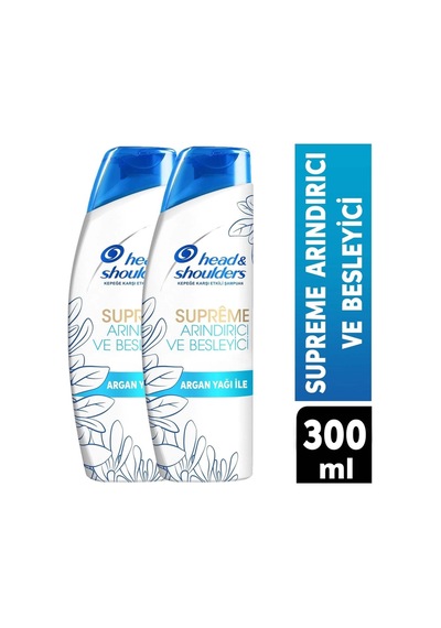 Head & Shoulders Supreme Şampuan Arındırıcı 300 Ml X 2 Tüm Saç Tipleri