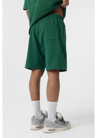 Basic Oversize Şort Takım Nefti