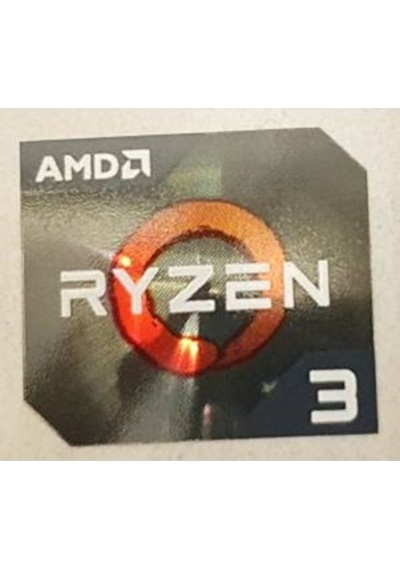 OEM AMD RYZEN 3 Sticker Etiket D42