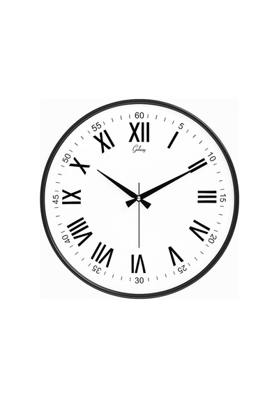 Tr 717-k-3 Serisi Roma Rakamlı Metal Görünümlü Sessiz Akar Modern Duvar Saati 40 Cm Diğer