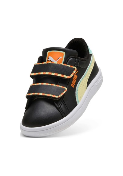 Puma Smash 3.0 Playdate Bebek Ayakkabısı 402828 02 Siyah