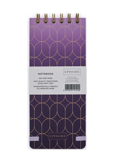15x21 Spiralli Ombre - Purple Ombre Çok Renkli