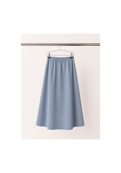 Angel&co. Girls Clothing Mavili Müslin Bluz & 2 İplik Maksi Etek Takımı Açık Mavi - 895510177 Açık Mavi