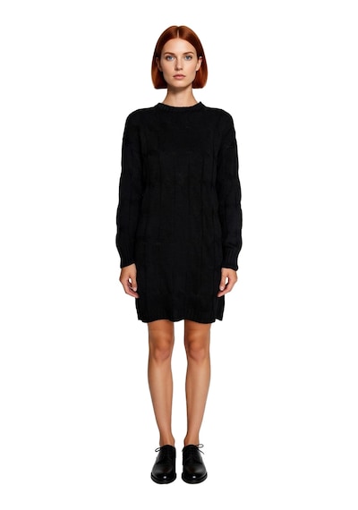 Ersefa Moda Oversize Casual Günlük Çift Plaka Triko Bisiklet Yaka Uzun K Siyah Ersefa Moda Oversize Casual Günlük Çift Plaka Triko Bisiklet Yaka Uzun K Siyah