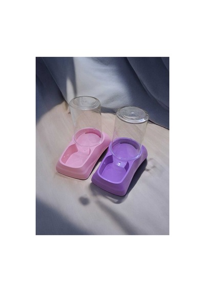 Hazneli Ve Mama Kabı 1.75 Litre Pembe - 658263222
