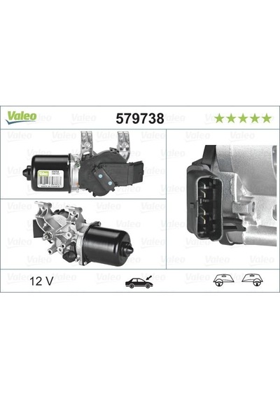 Valeo  579738 Silecek Motoru Ön Clıo Iıı 06/05 7701061590
