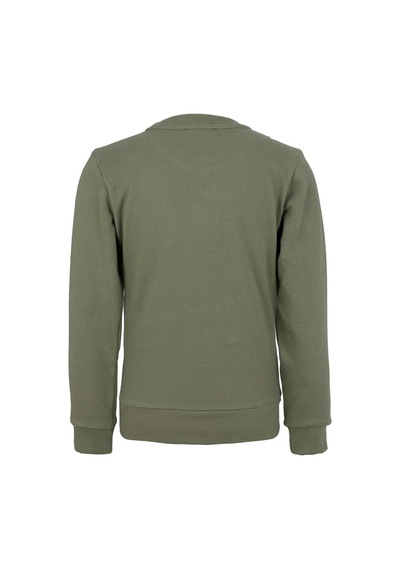 Brz Kids Palmiye Baskılı Kız Çocuk Sweatshirt-haki Haki